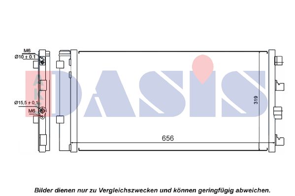 AKS DASIS Lauhdutin, ilmastointilaite 492004N